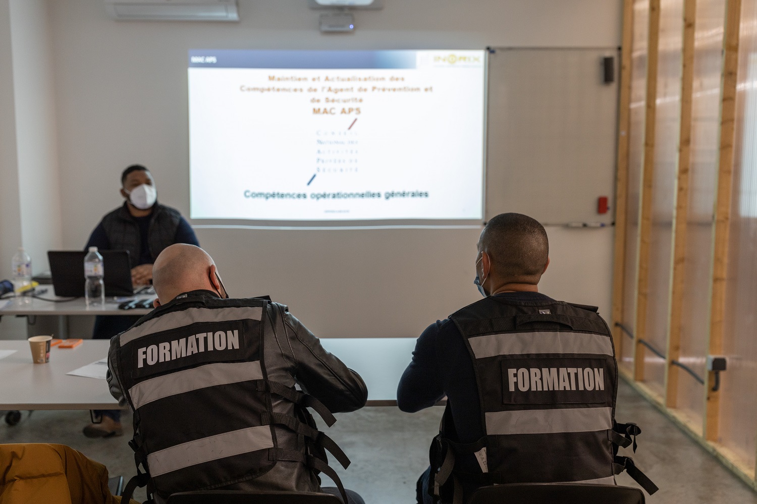 Formation professionnelle d’agents de sécurité pour le TFP APS, le MAC APS et le SSIAP