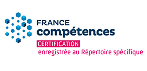 logo france compétence certification enregistrée au répertoire spécifique