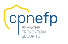 logo cnpnefp pour la formation cqp aps agent de sécurité